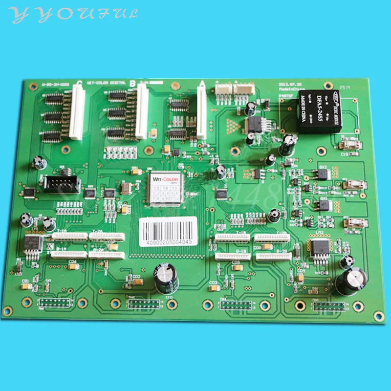 Цифровой принтер плоттер Wit color Ultra 9100 плата каретки для Epson DX7 печатающая головка