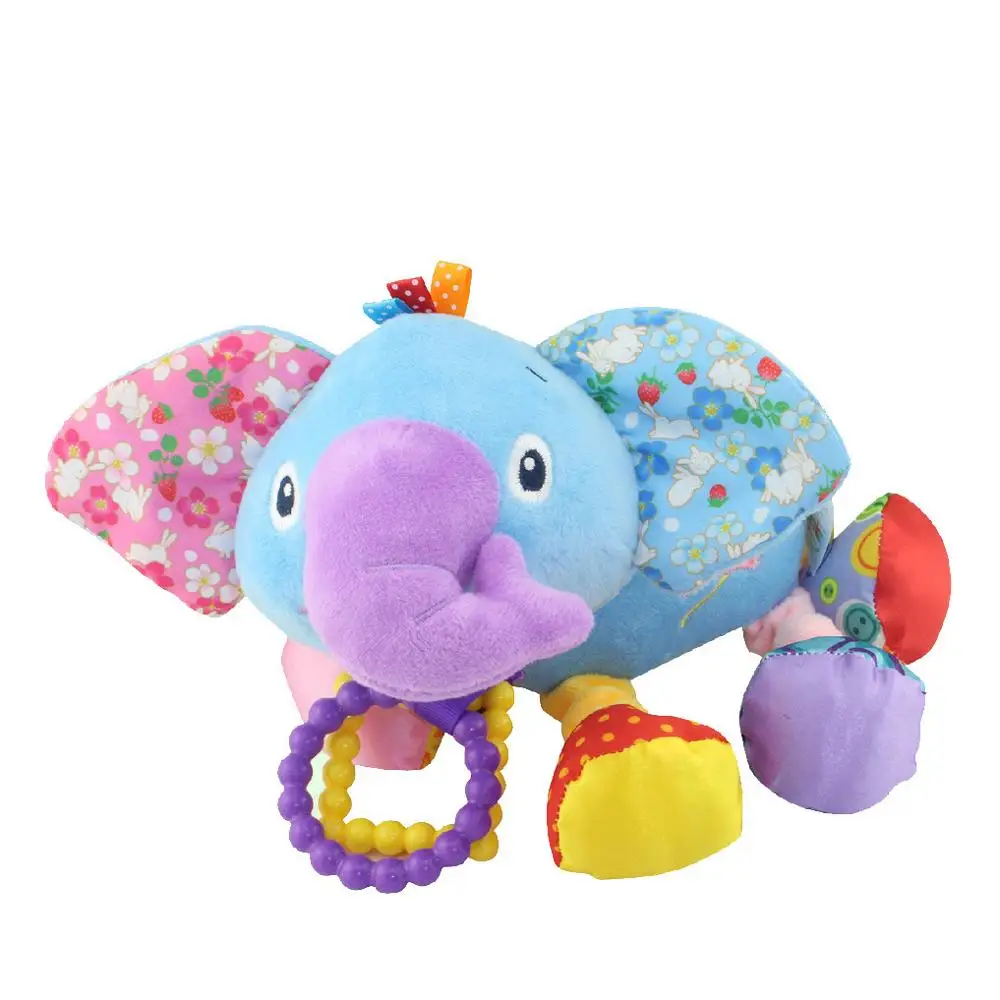 

Baby Rattles Educational Toys For Children Teether Toddlers Bed Stroller Hanging Dolls Plush toys Unicorn Dog Lion Elephant