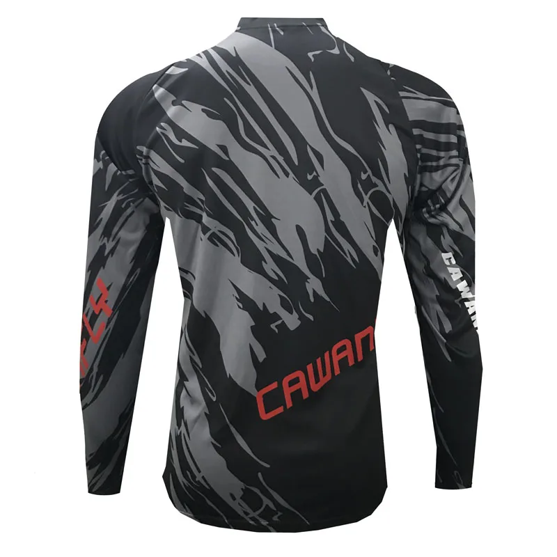 Новая гоночная рубашка CWF с длинным рукавом для мотоциклистов футболка