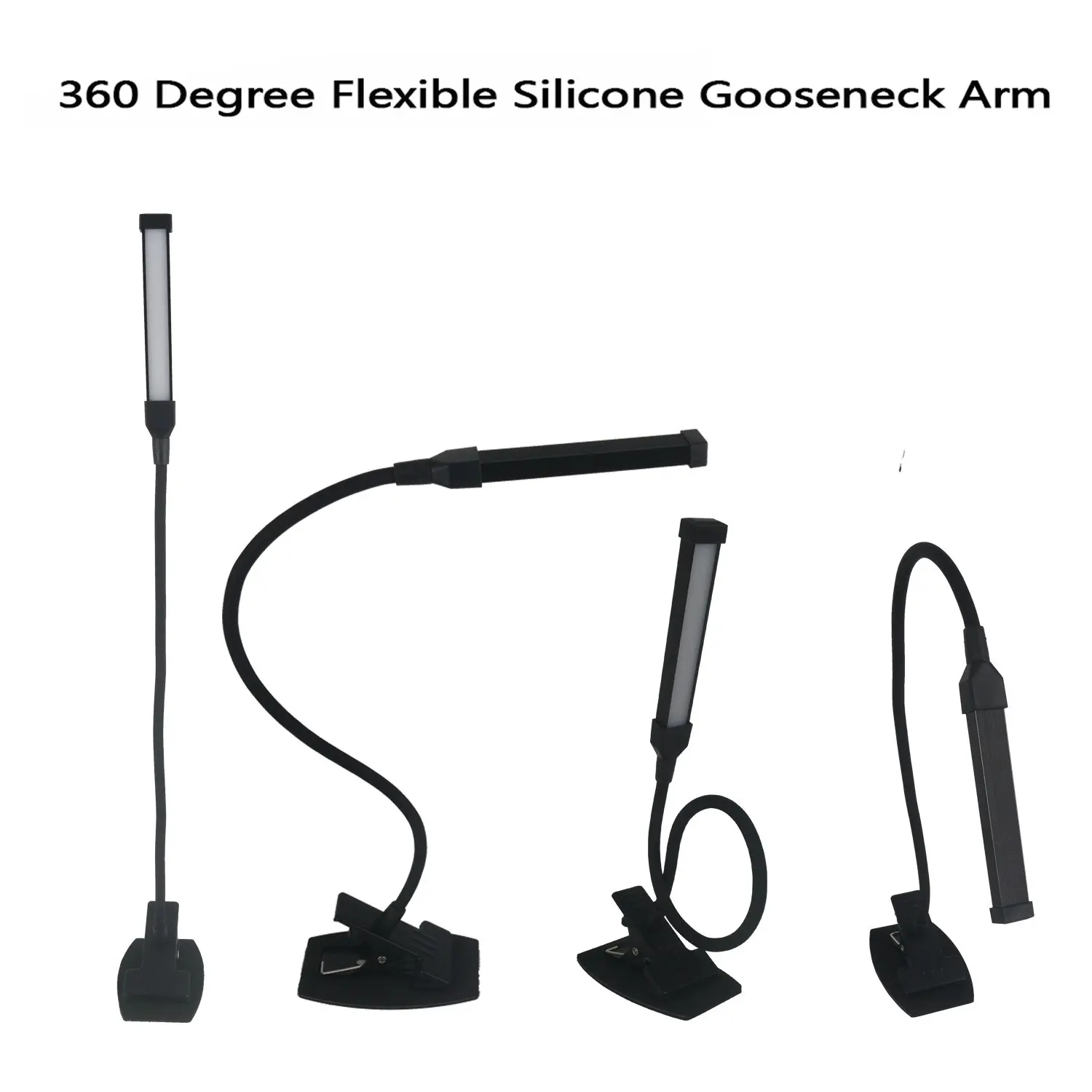 Настольный светильник для чтения 4 Вт с регулируемой яркостью 24 светодиодный