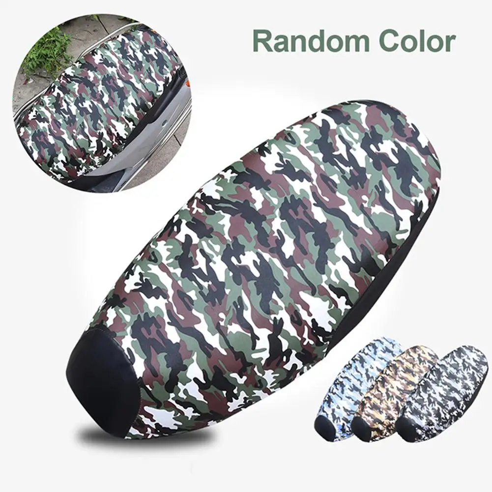 

Camo Waterproof Motorcycle Sunscreen Anti-slip Seat Cover Cap Prevent Bask In Seat Scooter Sun Pad Heat Insulation Cushion