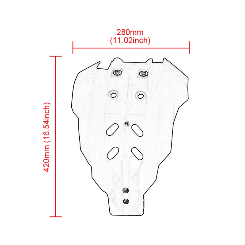 

Motocross Skid Plate Guards Cowl For EXC250 EXC300 EXC 250 300 2017 - 2019 2020 Dirt Bike Motorcycle Engine Protection Cover