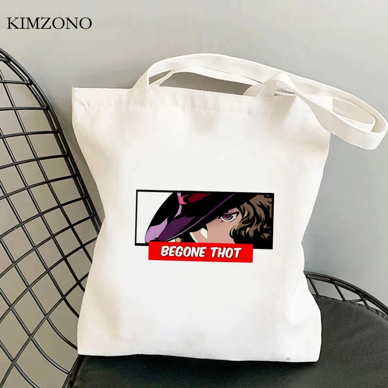

Persona 5 shopping bag shopper eco tote handbag cotton bag jute bolsas ecologicas custom