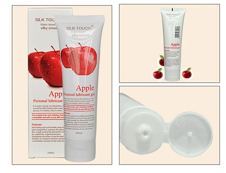 Смазка с ароматом яблока для анального секса оральное масло смазка прямой