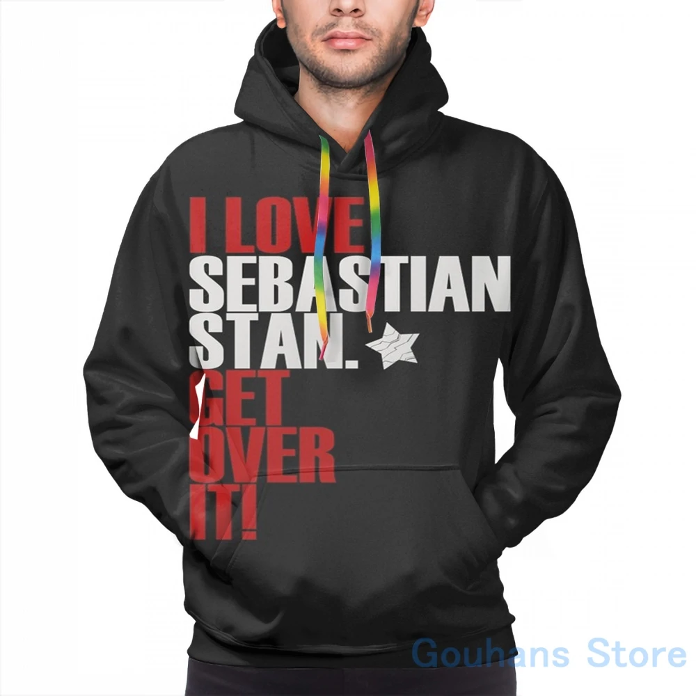 Женская Повседневная Толстовка с надписью I love Себастьян