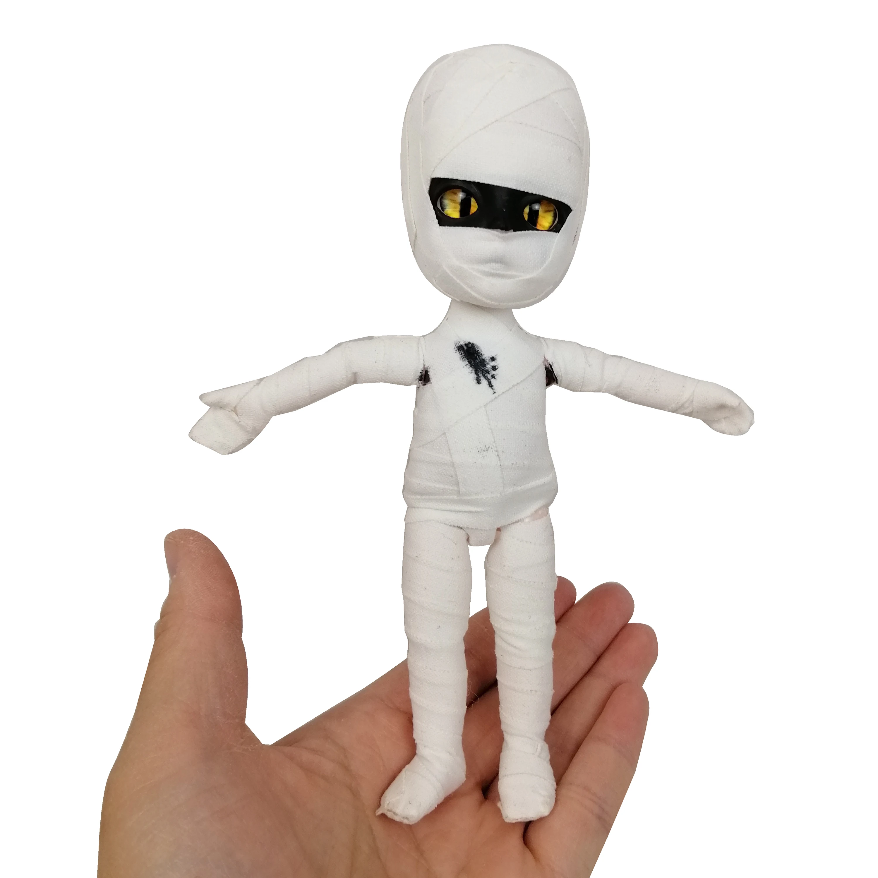 1/8 15 см кукла мертвая ходячая BJD живое кровотечение 5," без волос голая шарнирная Кукла стеклянные глаза мягкая голова твердая игрушка для Хэллоуина
