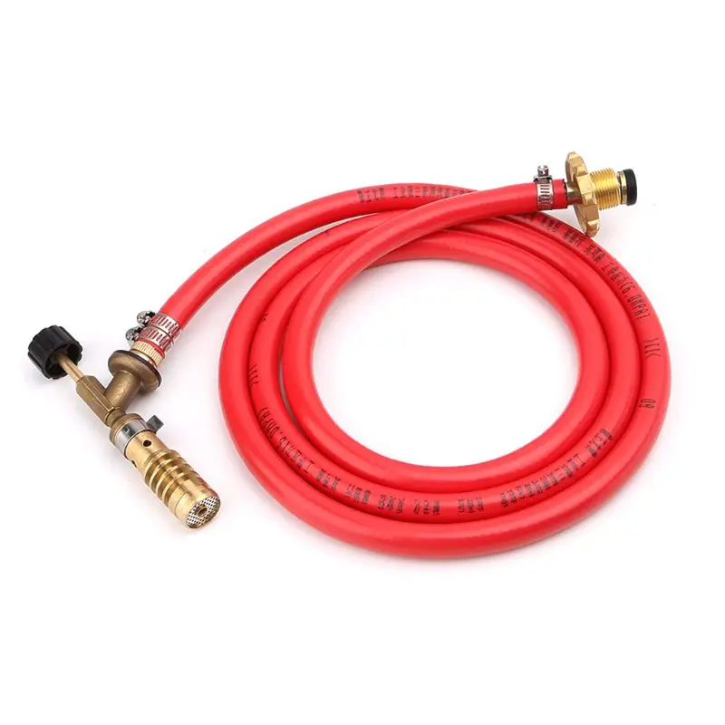 

Gas Self Ignition Turbo Torch With Hose Solder Propane Welding For Plumbing Air Conditioning