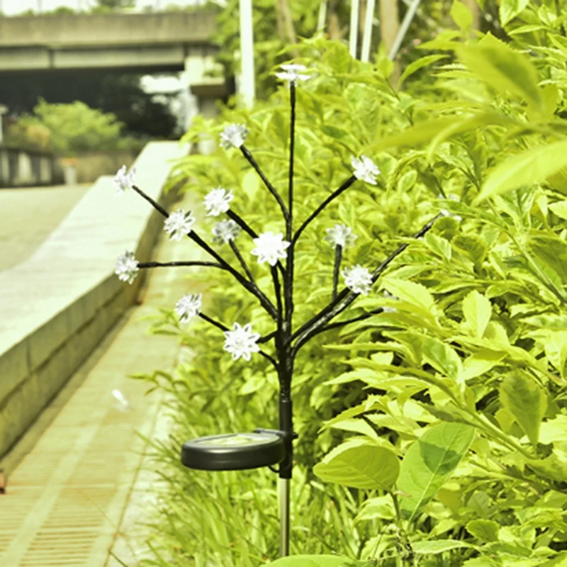 

2Pcs Outdoor Garden Lights Tree Branch Lights Lanterns to Insert Lights Garden Lights Outdoor Lights Landscape Lawn