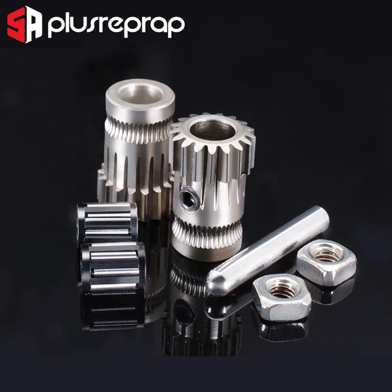 Комплект Шестерни экструдера с двойным приводом обновленный клонированный Btech