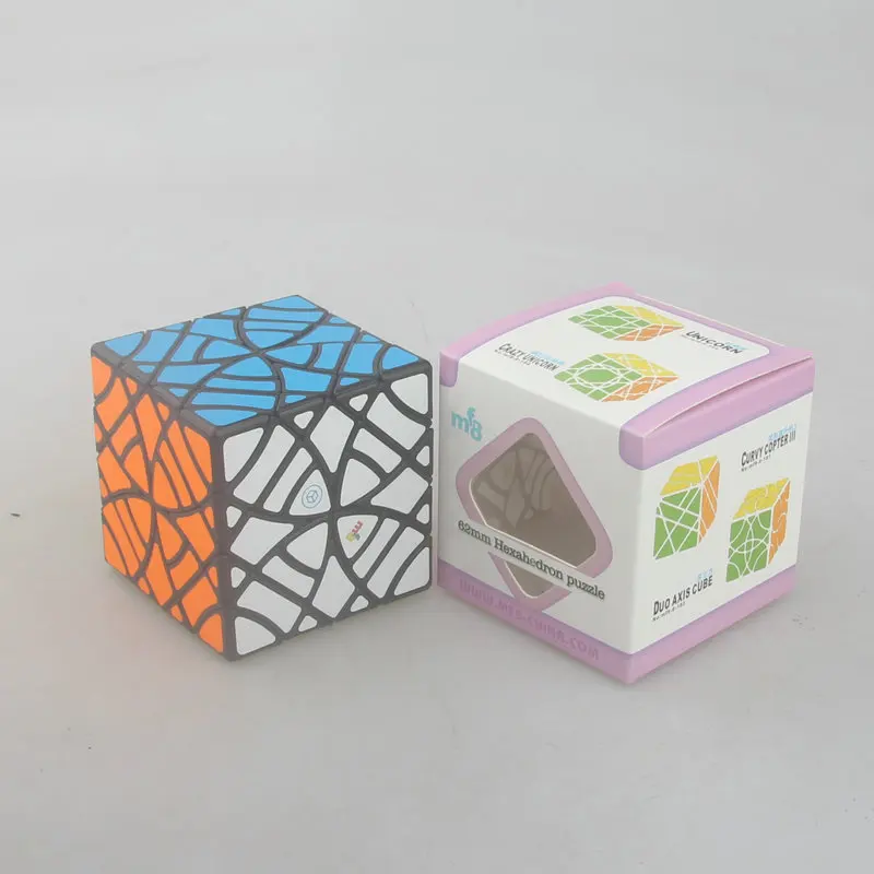 MF8 Professtional 3x3x3 Sun Unicorn Magic Cube Speed Puzzle 3x3 4x4 Educational Toys Magico Cubo for Children with Bracket | Игрушки и