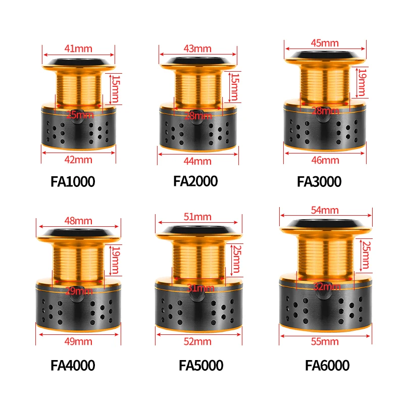 Super Strong Carp Fishing Reel FA1000-6000 No Gap Metal Spool 8KG Pike Spinning reel High Speed | Спорт и развлечения