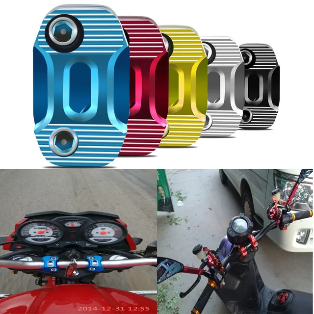 

2pcs Motorcycle Faucet Handlebar 28MM Base Clamps Stent Auxiliary Spotlight Catches Bumper CNC Pressure code MSX BWS