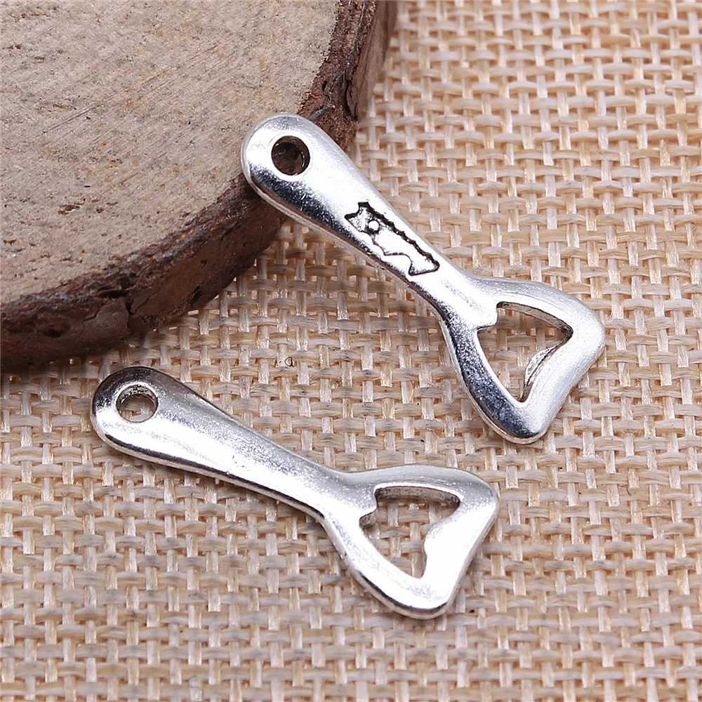 

free shipping 50pcs 11x27mm antique silver Corkscrew charms diy retro jewelry fit Earring keychain hair card pendant accessories