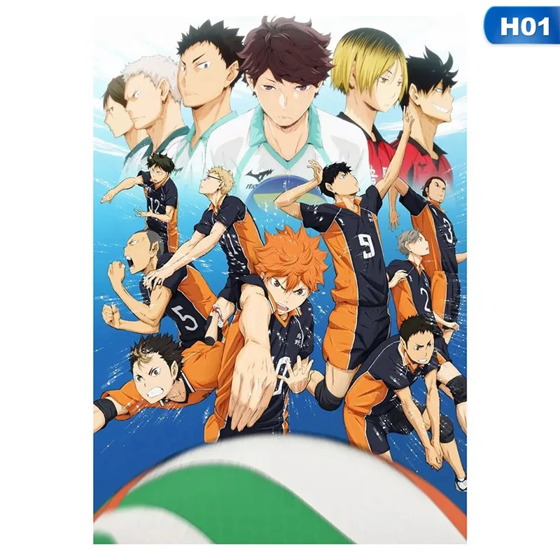

Haikyuu!! Haikyuu Anime Manga Wall Poster Scroll Home Decoration Wall Art 2019