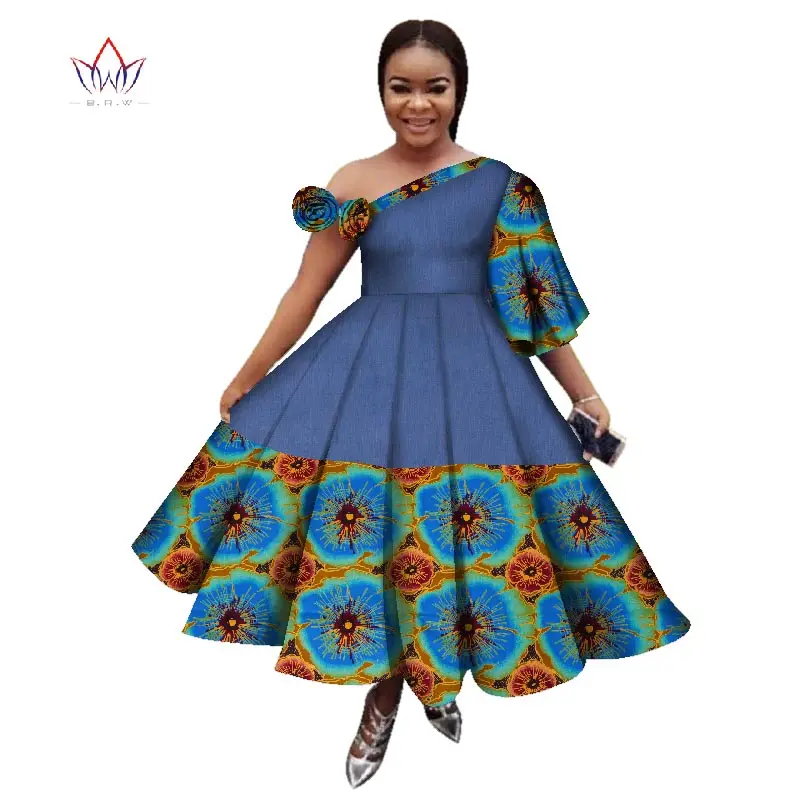 Новое поступление летнее женское платье повседневные Дашики с принтом