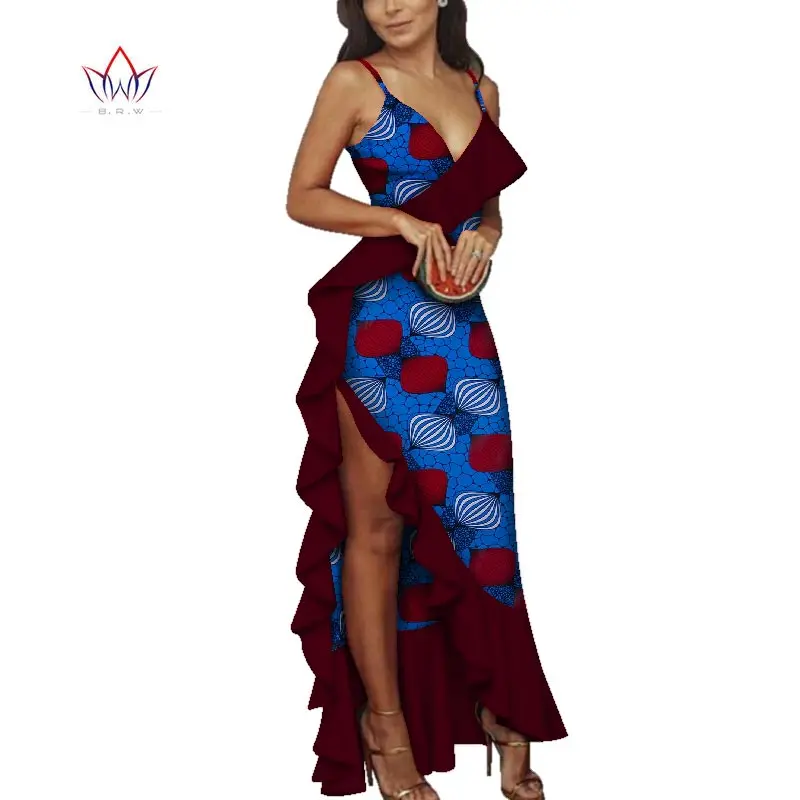 Летние женские традиционные платья в африканском стиле брендовая одежда на