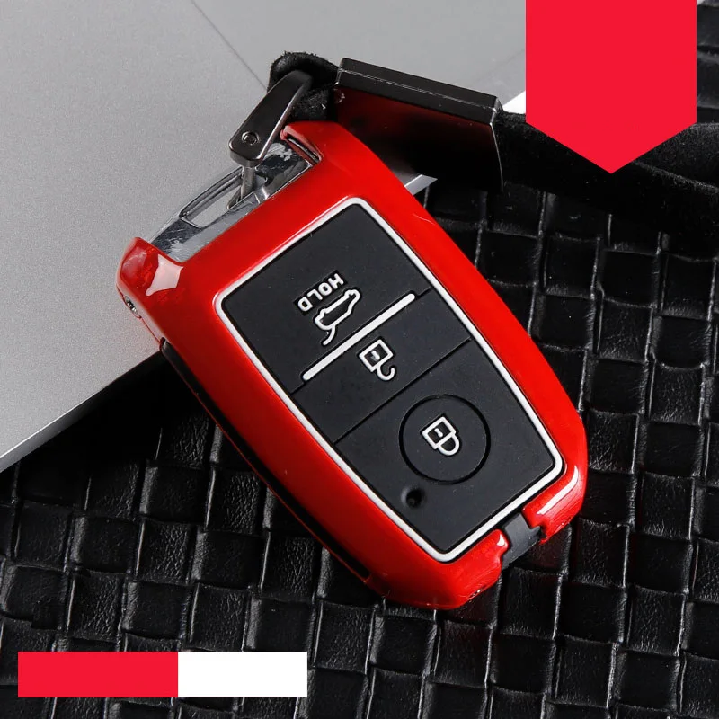 

Fashion Zinc alloy+silica gel Full Cover Car Key Case For Kia Ceed Rio Sportage R K3 K4 K5 Ceed Sorento Cerato Optima 2015-2018