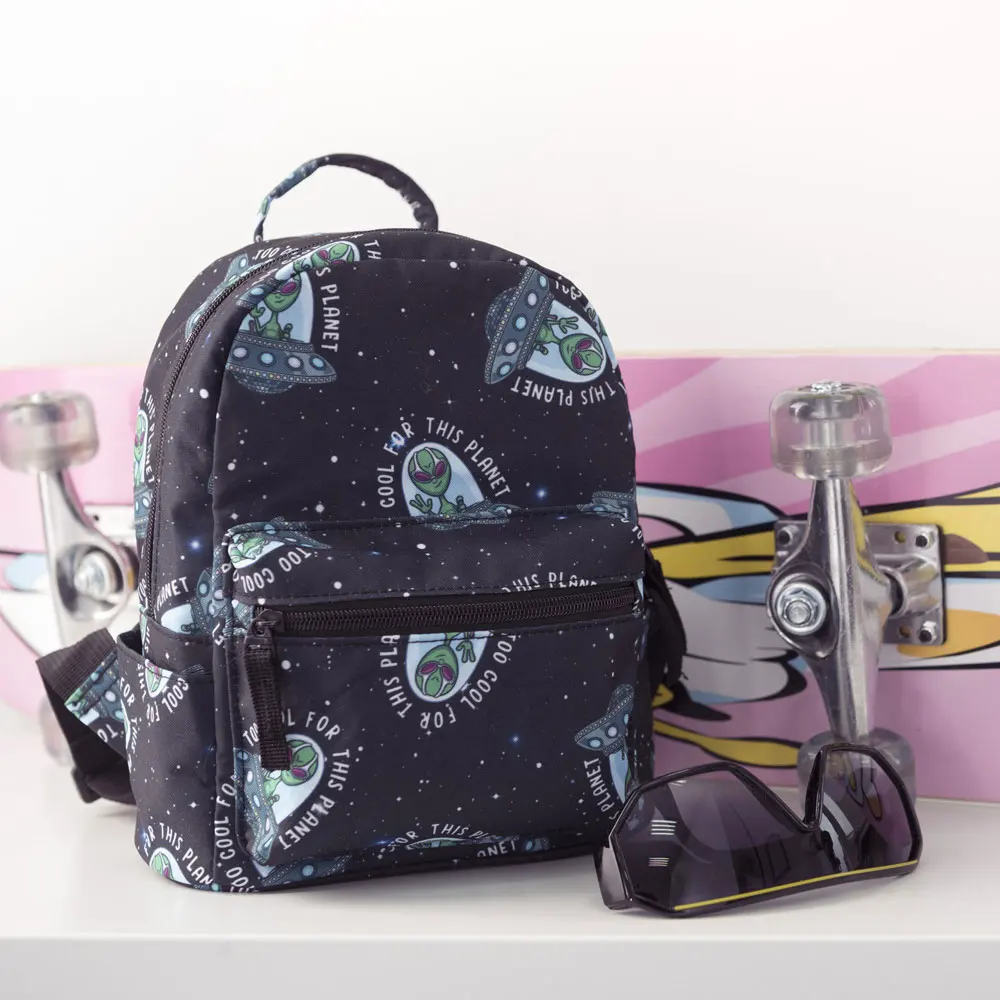 Space Cartoon Children School Bags Kids Backpacks For Boys Girls Mini Backpack Fashion Cute Schoolbag Kawaii Bag