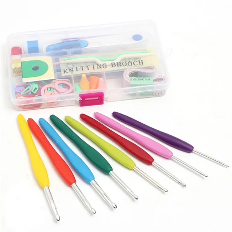 9 шт./компл. 2019 спицы для вязания крючком свитера аксессуары шитья Haaknaalden DIY ручной