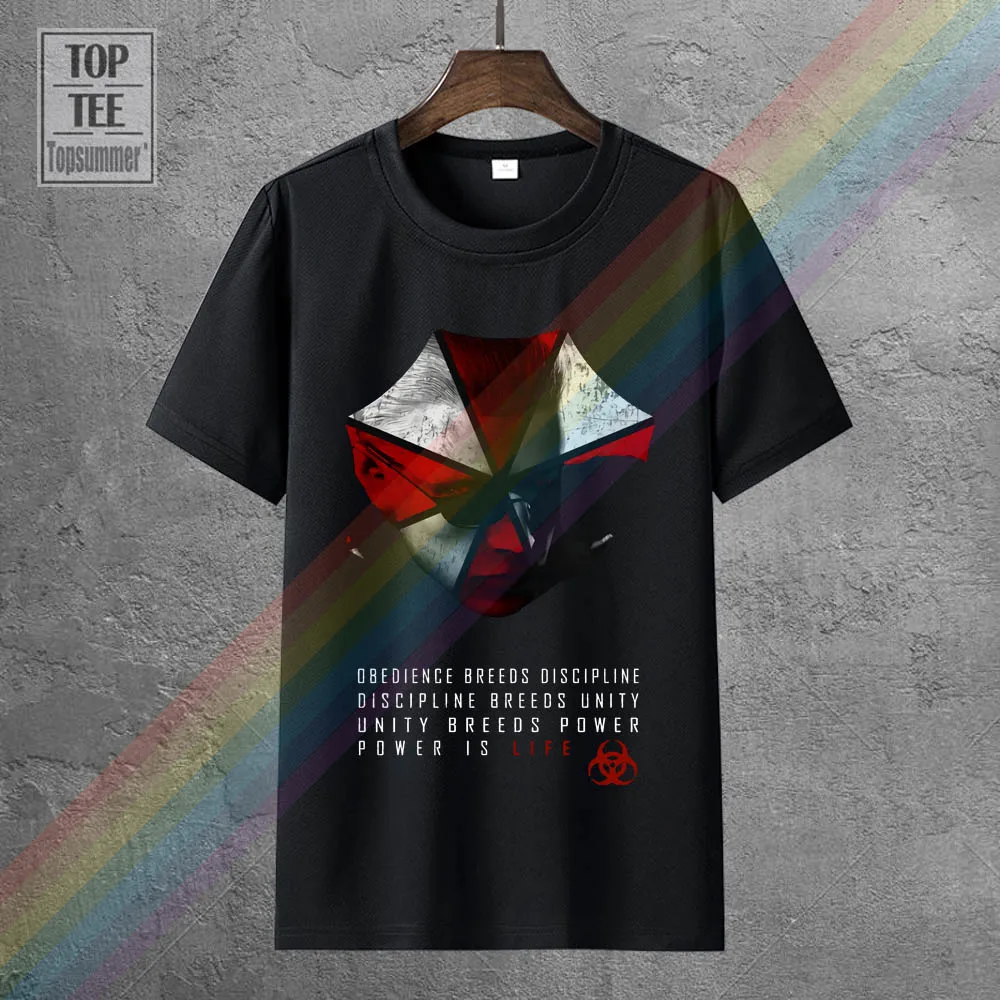 

Wesker Umbrella T Shirt Resident Corporation Corp Evil Logo Dead Zombie Nemesis