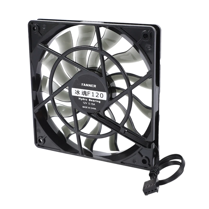 

Thin 12mm Thickness 120X120X12mm 12V Desktop Computer Host Quiet Fan with Speed 12CM Chassis Cooling Fan