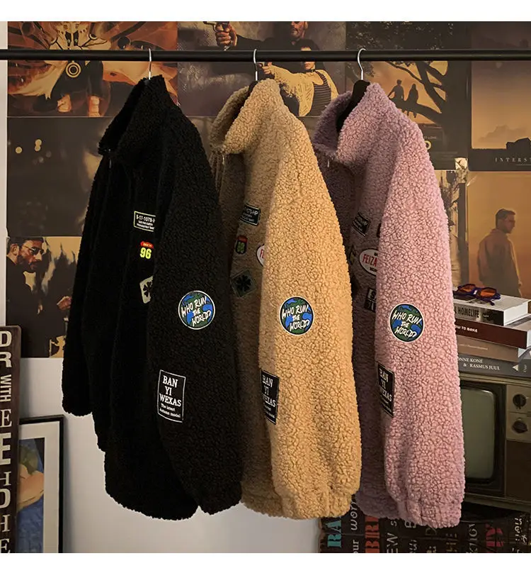 

2021 Women's Hooded Pullover Patch Casual Top Harajuku Pullover Fall Direct Sale Retro Punk Hip Hop Streetwear Korean Clothing