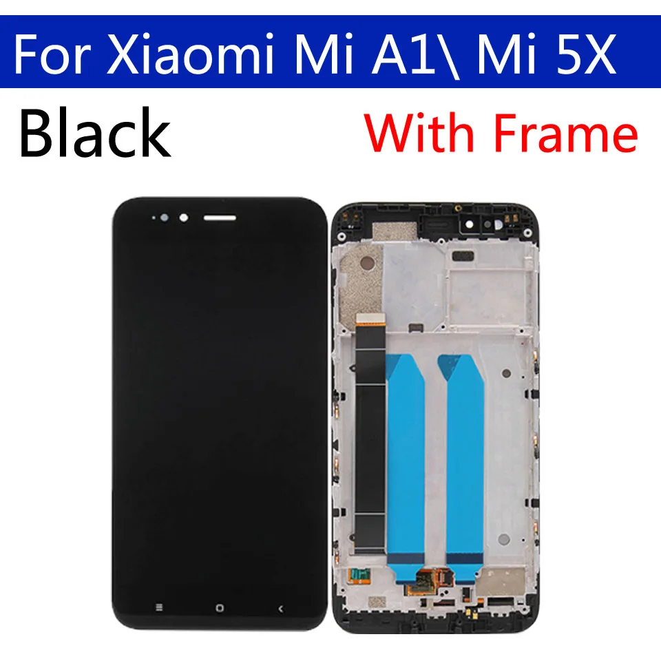 5," дисплей для Xiaomi mi A1 mi 5X ЖК сенсорный экран дигитайзер с рамкой Замена для Xiaomi mi 5X mi A1 сборка
