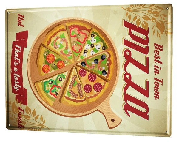 Жестяной знак для кухни пиццы кофе бара украшение дома | Дом и сад