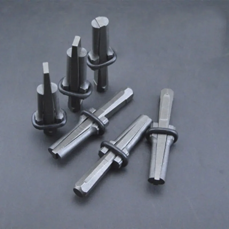 

Stone Splitter Hand Tool 9/16 Plug Wedges And Feather Shims Concrete Durable