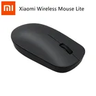 Беспроводная мышь Xiaomi Lite, 1000 точекдюйм, 2,4 ГГц, эргономичная оптическая портативная мышь, USB-приемник, офисные Игровые Мыши для ПК