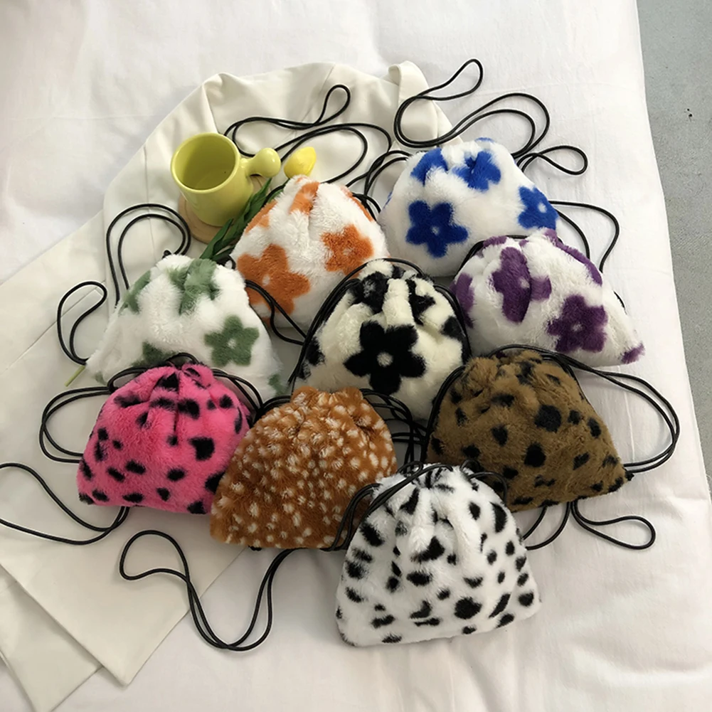 

Сумки для женщин, зимняя плюшевая Наплечная Сумка через плечо, кошелек, популярная простая Женская Повседневная сумка, женская сумка