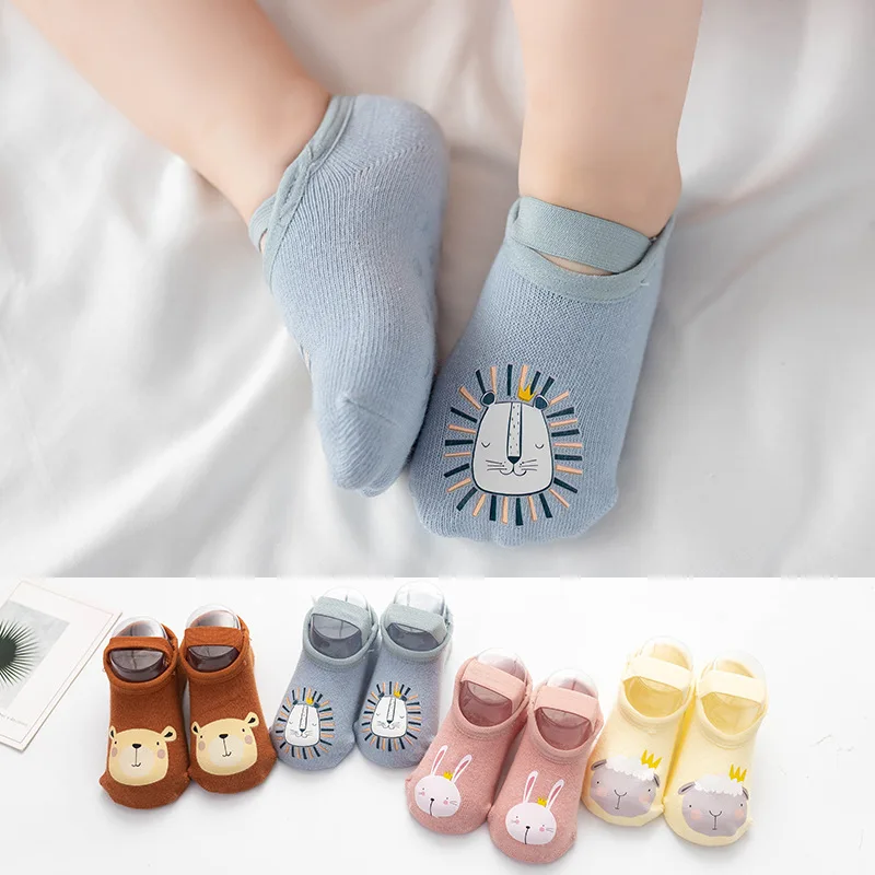 

Floor Socks Cartoon Baby Children Animal Socks 75% Cotton Baby Boy Girl Spring and Summer Autumn Non-Slip Anti-Slip Socks