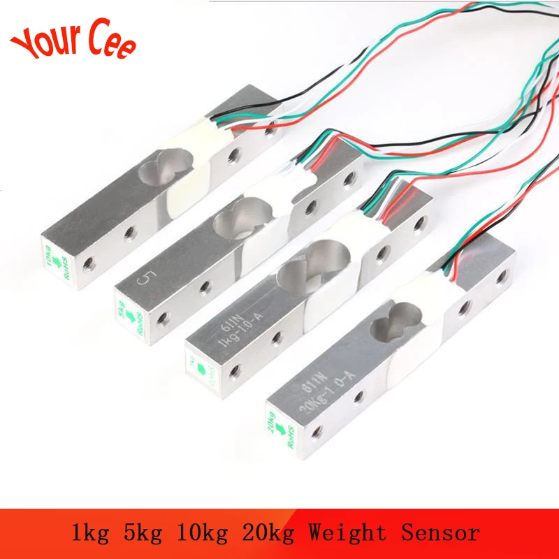 Цифровой датчик веса ячейки нагрузки 1 кг + HX711 s Ad модуль для Arduino 5 10 20 кг|Запасные
