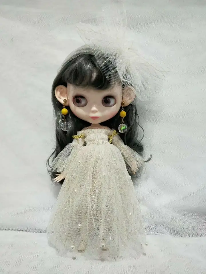 1/6 платье в сеточку для куклы blyth наряд Blyth (Fit ICY Azone Pullip JerryB lati кукла 1/6) | Игрушки и