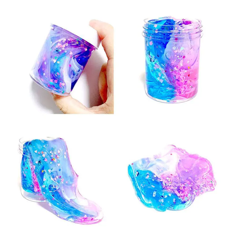 2019 Новая красочная ошламованная смесь алеврита и глины Звездная Хрустальная