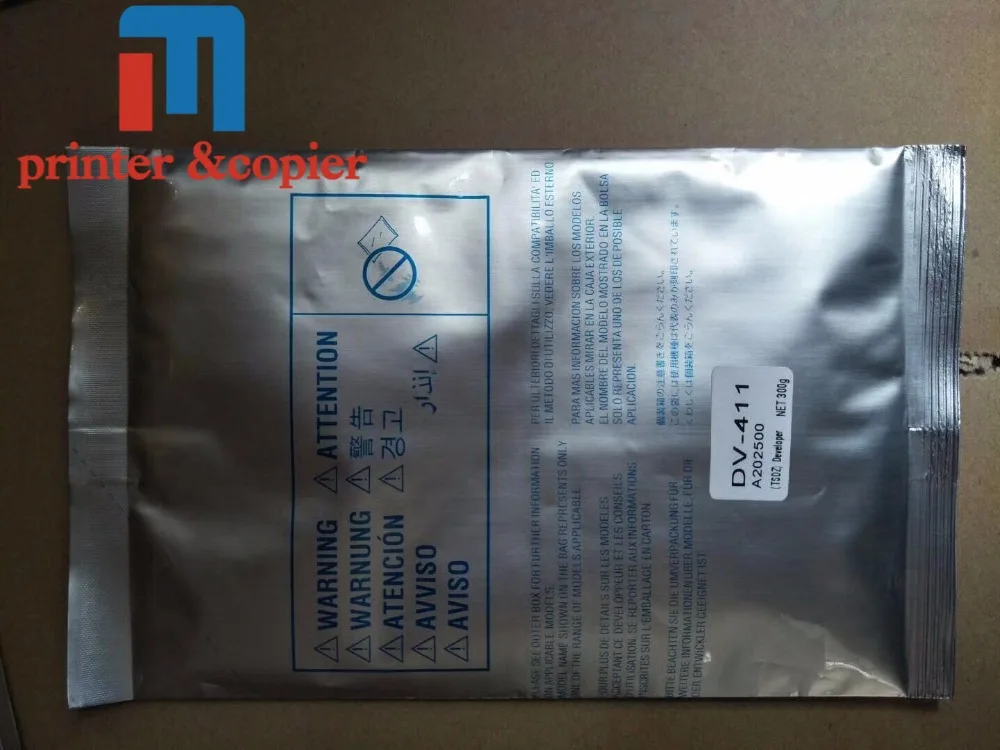 

compatible Dv411 Developer for Konica Minolta bizhub BH 223 283 363 423 7828 300g bag A202500 Black Developer