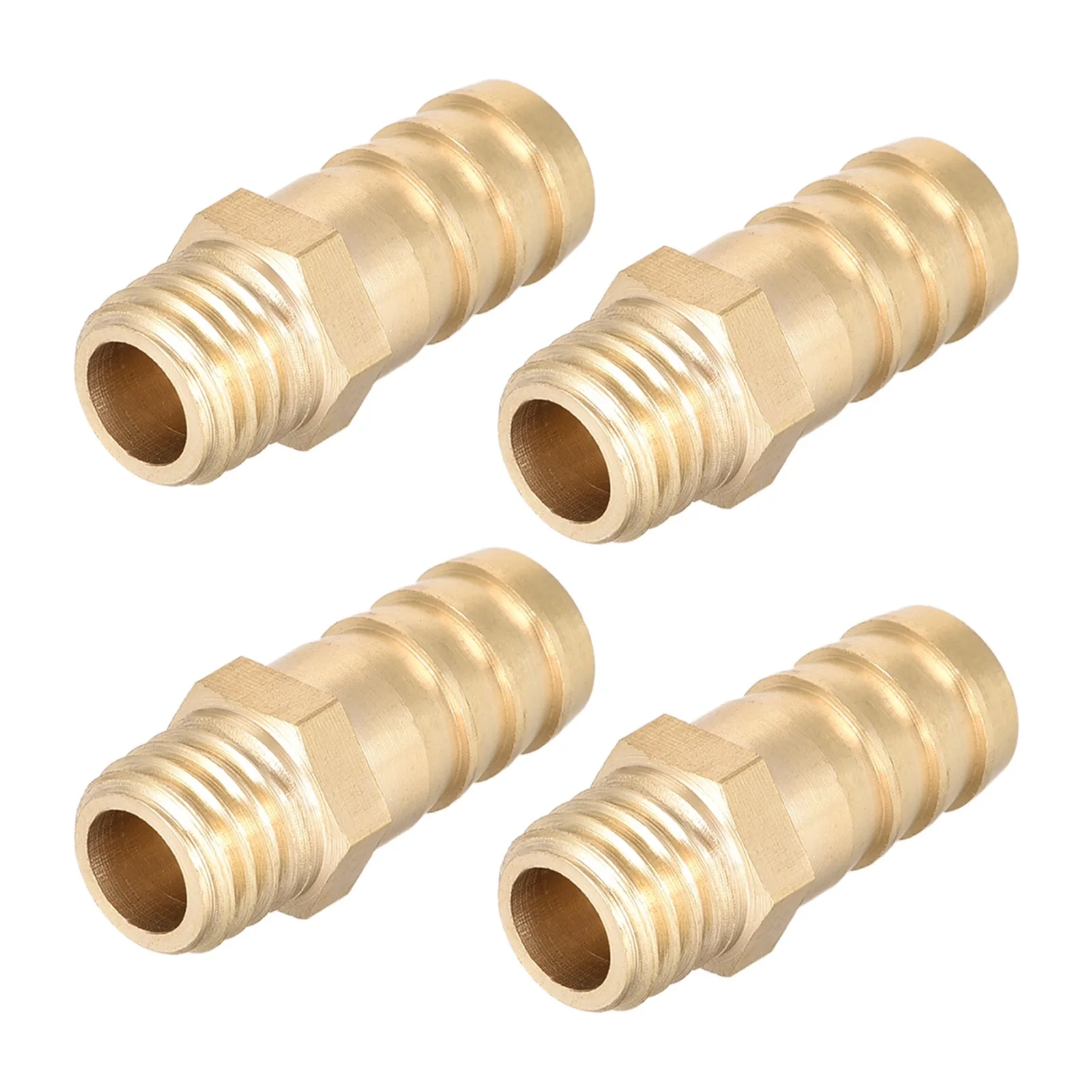 

Латунный штуцер для шланга, 4 шт., метрический штуцер для шланга с наружной резьбой M12x1.75, внутренний диаметр 12 мм