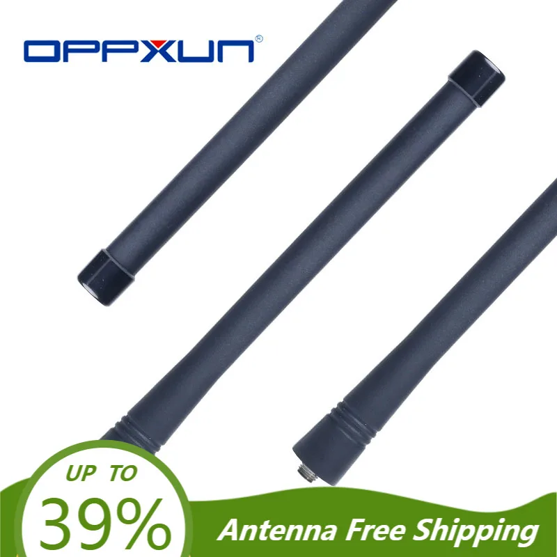 

OPPXUN VHF 136 - 174MHz Ham Antenna SMA Female for Kenwood TK2107 TK2106 TK2100 Radio Black