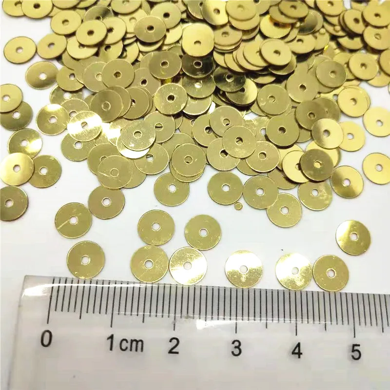 60 г/лот 6 мм плоские круглые Блестки для рукоделия DIY аксессуары из ПВХ
