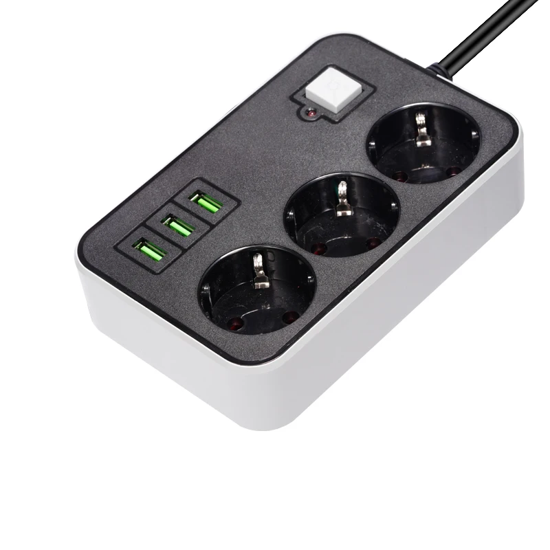 Удлинитель с 2 розетками и 3 Usb-портами 1 8 м | Строительство ремонт