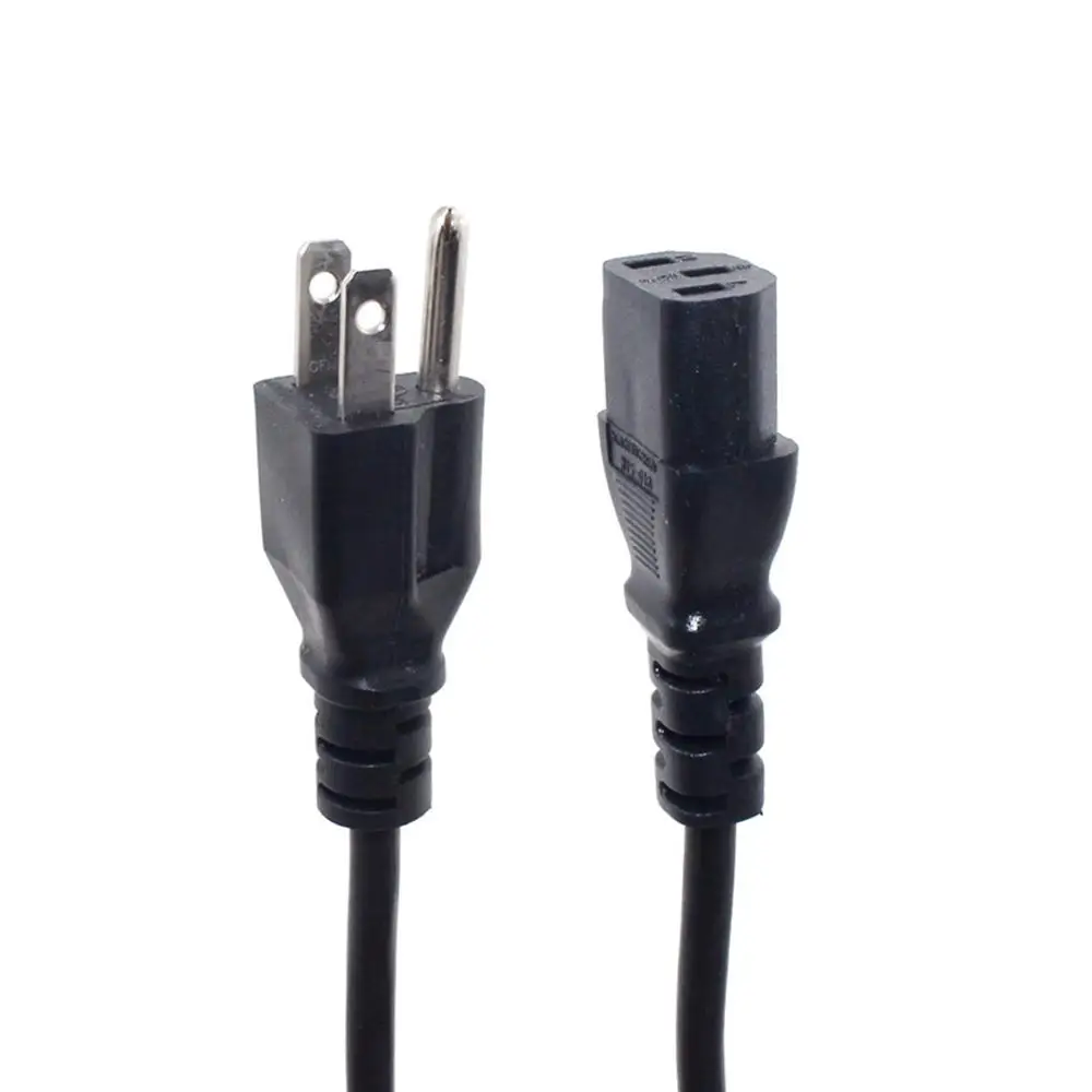 18AWG США шнур питания американский Nema 5 15P штекер к IEC 60320 C13 PC компьютерный кабель UL