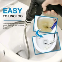 12m sewer dredging spring multifunctional cleaning claw drain spring pipe cleaning tool for bathroom kitchen