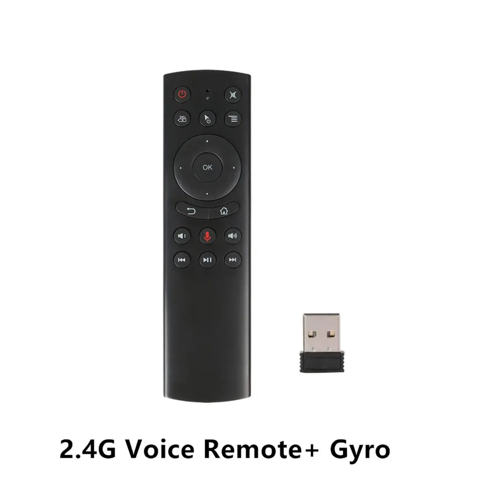 G20S Pro Voice Backlit Smart Air Mouse Gyroscope IR Learning Google Assistant Remote Control For X96 MAX+ Android TV BOX