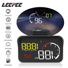 Автомобильный HUD Дисплей M10 A100 лобовое стекло проектор OBD2 превышение скорости Предупреждение Многофункциональный интеллигентая (ый) сигнализации Системы вождения Безопасность