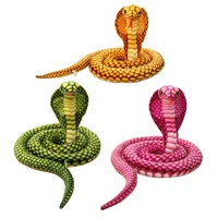 94inch stuffed simulation snake lifelike cobra room decor sadness appease table automobile accessory plush birthday gift