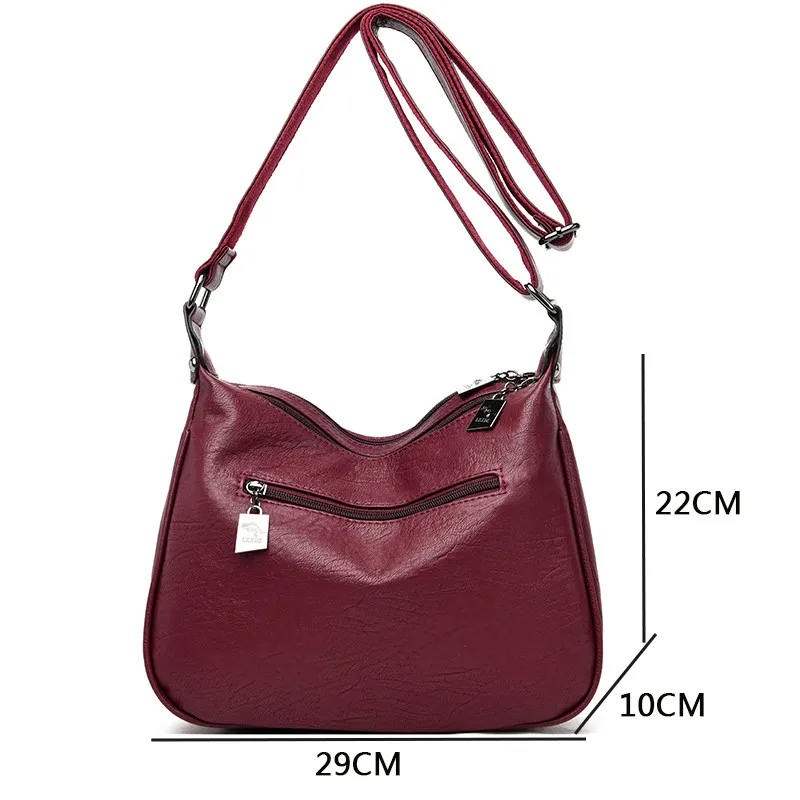 

Designer Women Shoulder Bag Fashion Crossbody Bags For Women Messenger Bags Sac A Main Femme Large Capacity Leather Handbags NEW