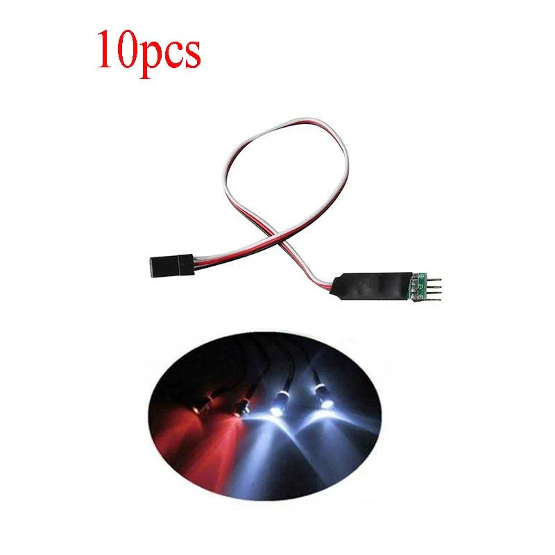 

10pcs RC LED Light Control Lamp Panel for 1/10 1/8 RC Model Car HSP Traxxas TAMIYA CC01 4WD Axial SCX10