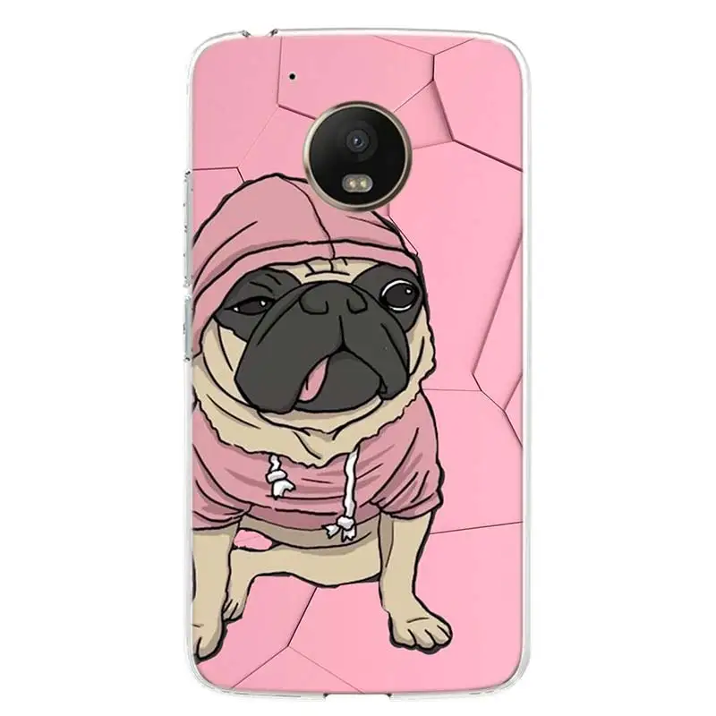 

Cute My Little Pugs Cartoon Phone Case For Motorola Moto G8 G7 G6 G5S G5 G4 E6 E5 E4 Plus Play Power + One Action Macro EU Art C