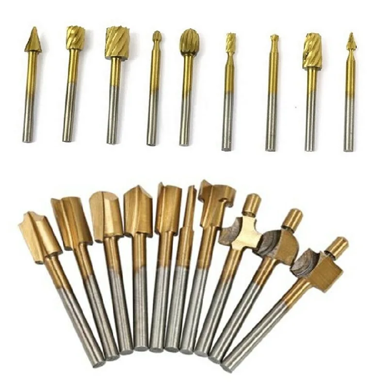 

Plastic Router Bits Workshop High-speed Steel Cutting Burr Rotary Tool
