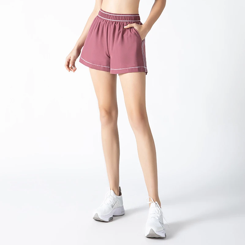 

Gym Short Fitness Running Shorts With Phone Pocket Women Yoga Jogger Shorts Fashion Loose Casual Summer Legging Sport Femme